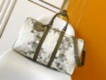 LV M00160 Giant老花拼接Keepall 45旅行袋精品一比一復刻