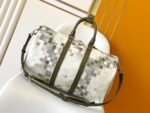 LV M00160 Giant老花拼接Keepall 45旅行袋精品一比一復刻