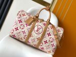 LV頂級原單Keepall Bandoulière 45旅行袋夏日繽紛時尚設計風