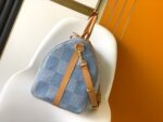 LV N40739 精品仿製Keepall 50旅行袋立體丹寧設計感夏日清爽時尚風