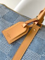 LV N40739 精品仿製Keepall 50旅行袋立體丹寧設計感夏日清爽時尚風