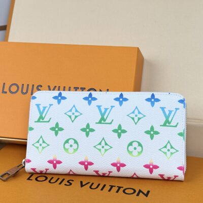 LV A貨M13908設計炫酷帆布輕巧便攜時尚潮流風格百搭長夾