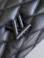 LV 中號手袋 M11374 全黑高仿原單羊皮革復刻包