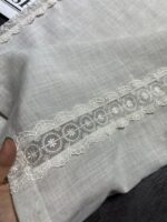 Dior 迪奧一比一 麻棉闊腿褲 夏季寬版顯瘦新款百搭涼感休閒褲