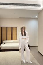 Dior 迪奧一比一 麻棉闊腿褲 夏季寬版顯瘦新款百搭涼感休閒褲