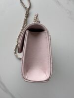 香奈兒 Mini Flap 粉霧手提包高仿精品荔枝皮斜背包AS3238