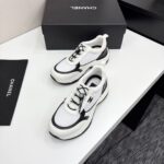 香奈兒 Chanel 黑白拼色運動鞋高仿精品原單品質爆款女鞋