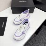 香奈兒 Chanel 紫白拼色運動鞋精品復刻一比一高版本女款休閒鞋