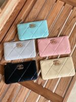 CHANEL原單19系列小羊皮手拿包極簡時尚便攜設計氣質輕奢隨身包