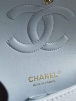 Chanel頂級原單純白CF手提包25.5cm輕奢高級感細膩Hass皮時尚必收AS1112
