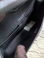 Chanel精品仿製黑銀CF手提包23/25.5cm無車邊純原工藝立體三角剪裁AS1113