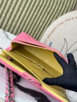 Chanel CF翻蓋包 藍紅拼色 七彩扣 進口羊皮 一比一高仿 A1112