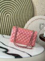 Chanel 炫彩粉CF鏈條包 25cm 珠光粉金 一比一精品仿製 A1112