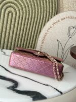 Chanel 炫彩紫CF鏈條包 25cm 珠光新色 一比一精品仿製 A1112