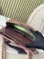 Chanel 炫彩紫CF鏈條包 25cm 珠光新色 一比一精品仿製 A1112