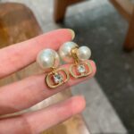 Dior 精品仿製中古耳環 復古典藏設計 風格獨特 日系穿搭必備款