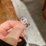 Dior 高仿CD鑲鑽戒指 時尚造型設計 精緻耀眼名媛風格必備