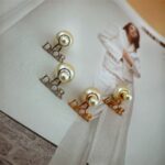 Dior A貨耳釘專櫃新款 唯美浪漫設計 火紅爆款 小紅書熱門同款