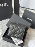 CHANEL A貨牛皮對折短夾卡位多實用錢包設計簡約時尚必備
