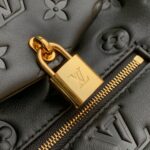 LV M13389 高仿精品黑色Coussin迷你後背包 Monogram皮革雙肩包