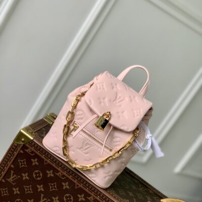 LV M13389 精品仿製Coussin迷你後背包 Monogram皮革雙肩包