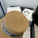 Dior高仿草帽新款夏日時尚頂級原單復刻優雅設計