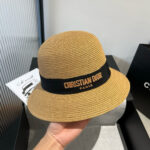 Dior一比一盆帽女款新潮設計感57cm頭圍日常出街百搭帽飾