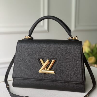 LV路易威登Capucines黑色手提包｜頂級牛皮質感｜金扣精品復刻款 M57090