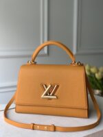 LV路易威登Capucines姜黃色手提包｜A貨牛皮質感｜金扣精品復刻款 M57090