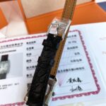 HERMES一比一Cape Cod長方形腕表 鑽石珍珠貝母奢華個性設計