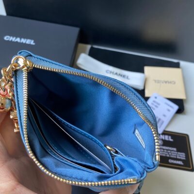 CHANEL頂級原單吊墜零錢包菱格紋小巧便攜輕奢風滿分日常實用款A50168