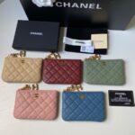 CHANEL頂級原單吊墜零錢包菱格紋小巧便攜輕奢風滿分日常實用款A50168