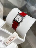Hermès Heure H 小號天然貝母腕錶｜DFS免稅限定款｜多色小牛皮錶帶