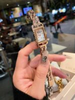 愛馬仕高仿Nantucket女款鑽石腕表 貝殼面簡約百搭夏日輕奢風