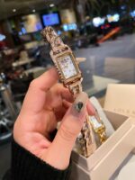 愛馬仕高仿Nantucket女款鑽石腕表 貝殼面簡約百搭夏日輕奢風