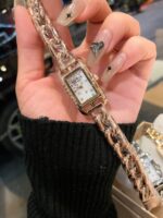 愛馬仕高仿Nantucket女款鑽石腕表 貝殼面簡約百搭夏日輕奢風