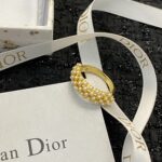 Dior 高仿珍珠戒指 熱銷新款 優雅時尚百搭款 2025人氣推薦