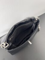 Balenciaga復刻版BB Soft小號手袋黑色百搭設計 可斜背腋下 超柔質感小牛皮