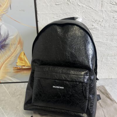 巴黎世家 18SS 秋冬新款淨版雙肩背包｜耐磨小牛皮｜頂級原單精品復刻