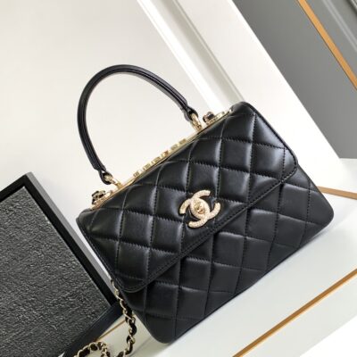 CHANEL精品仿製Trendy CC mini滿鑽包25SS小號版閃耀高級款氣質必備