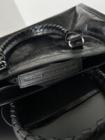 Balenciaga原單Le City黑色中號手袋 馬卡龍輕盈斜背包 春夏必備經典款