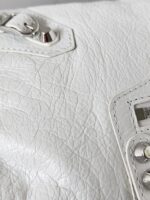 Balenciaga一比一Le City中號白色手袋馬卡龍色系設計 輕盈可斜背春夏首選款