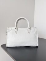 Balenciaga一比一Le City中號白色手袋馬卡龍色系設計 輕盈可斜背春夏首選款