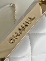 CHANEL復刻版Trendy CC滿鑽大號白色包優雅百搭女神首選鏈條可調高級質感