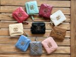 CHANEL精品仿製小羊皮迷你零錢包可愛手拿簡約設計實用卡位多AP2086