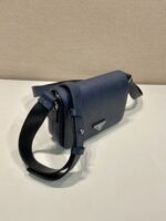 Prada 精品仿製 藍色2VD065 單肩包 小巧磁扣款 百搭極簡風型男首選