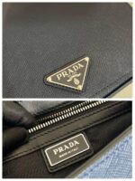 Prada 精品仿製 藍色2VD065 單肩包 小巧磁扣款 百搭極簡風型男首選