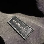 巴黎世家 BALENCIAGA Explorer 黑色細紋真皮腰包 精品仿製 油蠟洗水牛皮