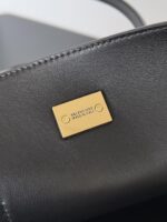 巴黎世家 Balenciaga 黑色金扣 大號 Bel Air 手袋 精品仿製 小牛皮 Nappa 羊皮 翻蓋包