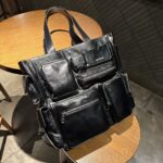 Balenciaga Superbusy 黑色托特包｜多口袋設計高仿精品｜原單一比一製作